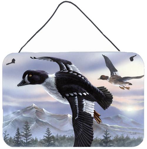 Goldeneye Ducks Flying Wall or Door Hanging Prints by Caroline's Treasures