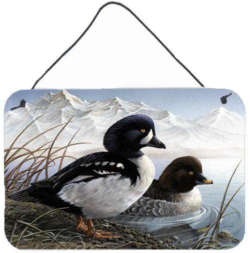 Goldeneye Ducks in the Water Wall or Door Hanging Prints PTW2056DS812 by Caroline's Treasures