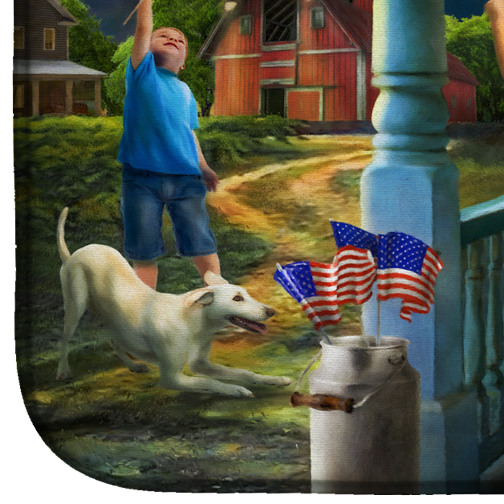 4th of July at Grandpa's USA Dish Drying Mat PTW2073DDM  the-store.com.