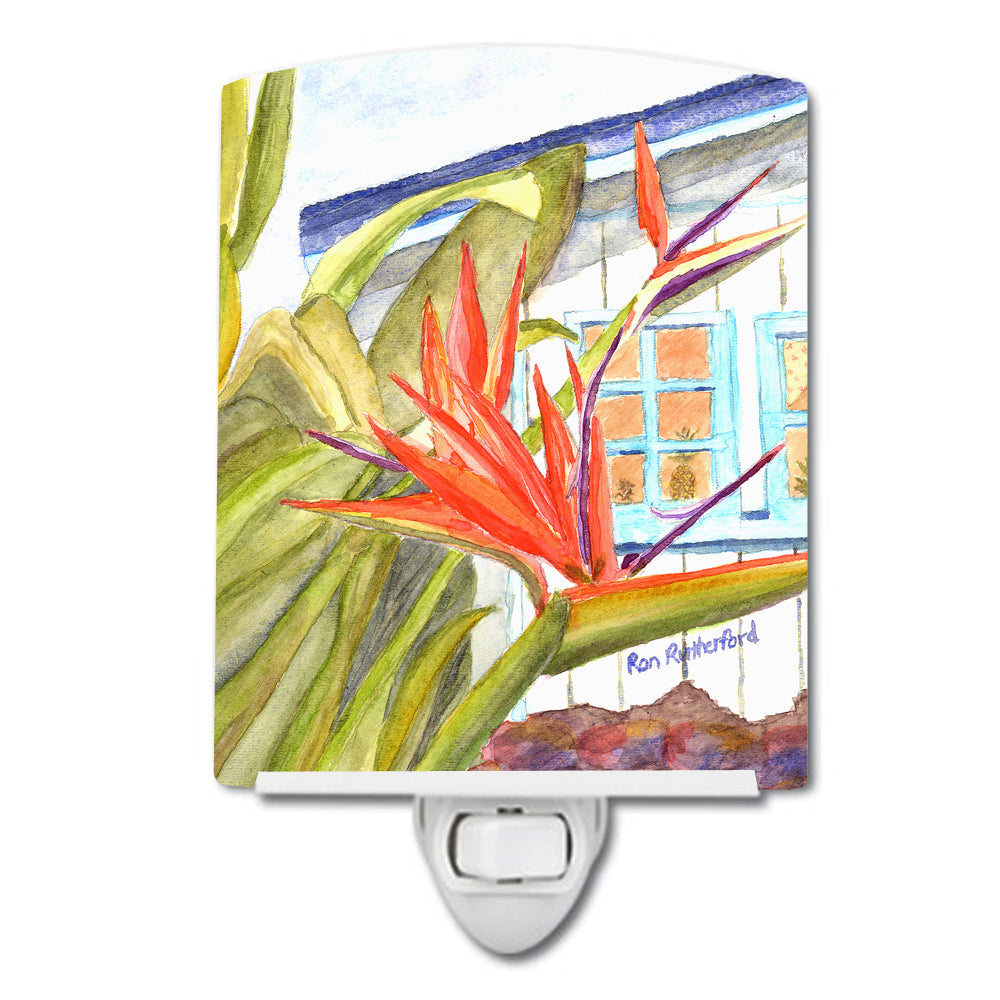 Flower - Bird of Paradise Ceramic Night Light RDR2005CNL - the-store.com