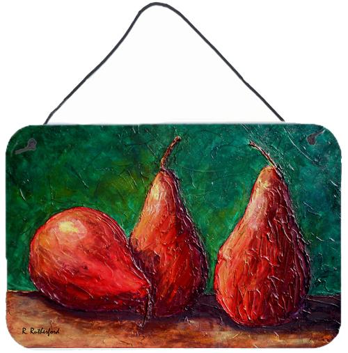 Pears Aluminium Metal Wall or Door Hanging Prints by Caroline's Treasures