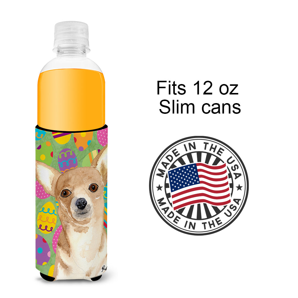 Eggravaganza Chihuahua Easter Ultra Beverage Insulators for slim cans  RDR3017MUK.