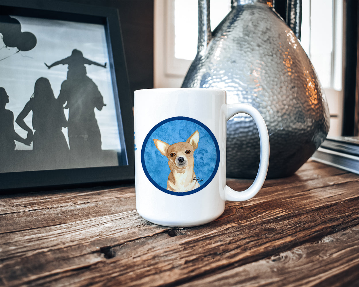 Chihuahua Dishwasher Safe Microwavable Ceramic Coffee Mug 15 ounce  the-store.com.