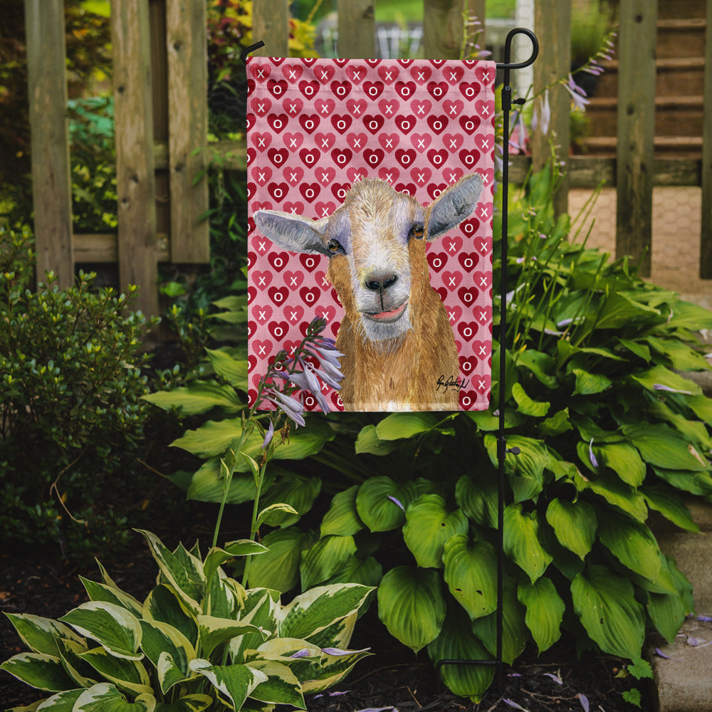 Hearts and Love Goat Flag Garden Size RDR3026GF.