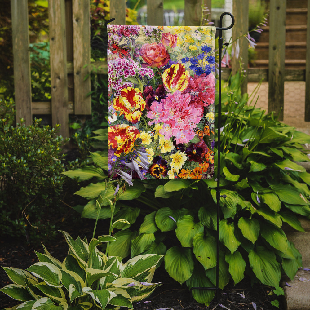 Summer Floral by Anne Searle Flag Garden Size SASE0953GF.