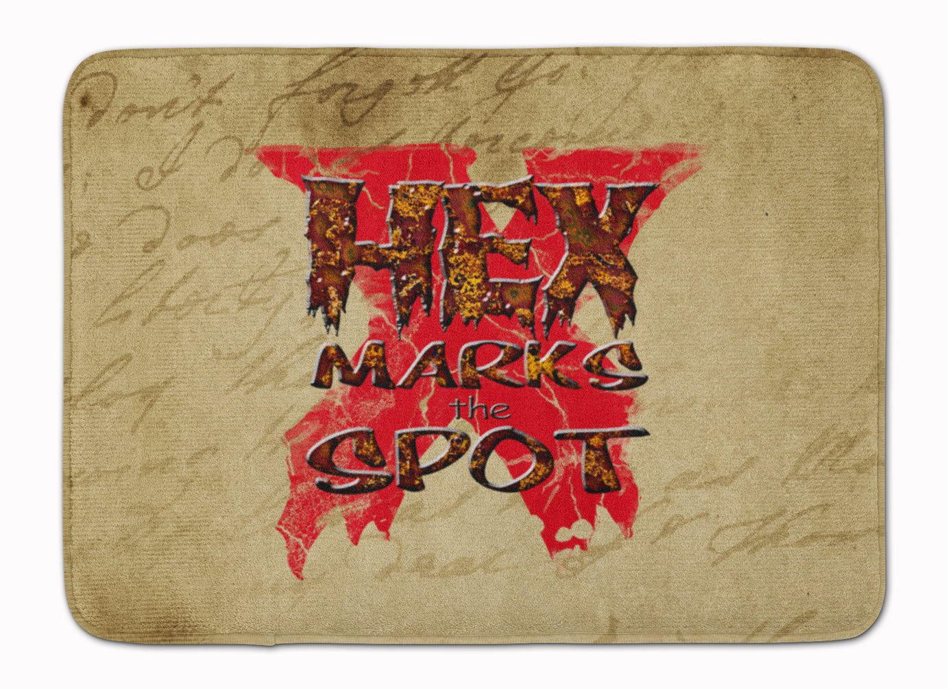 Hex marks the spot Halloween Machine Washable Memory Foam Mat SB3006RUG - the-store.com