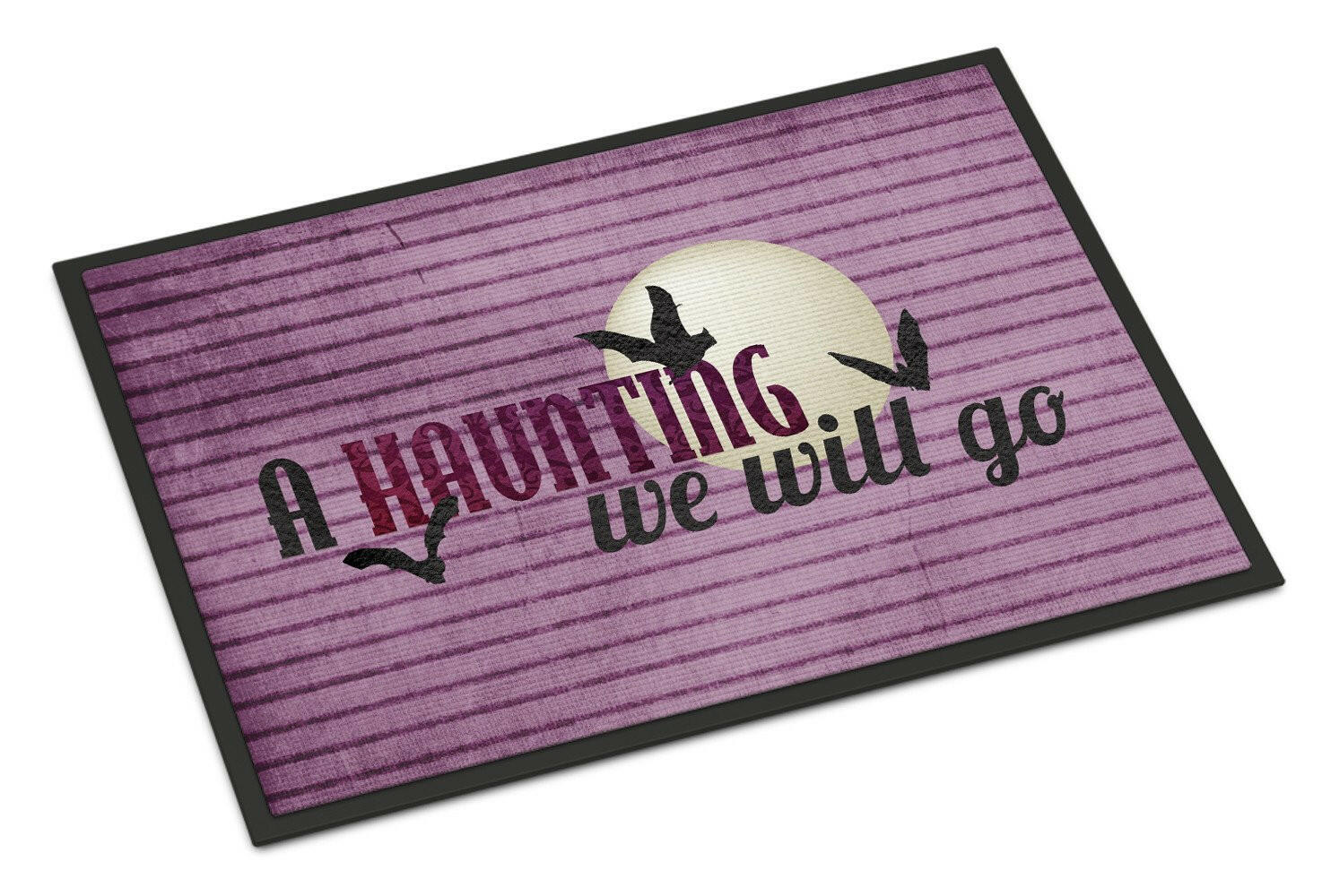 A Haunting we will go Halloween Indoor or Outdoor Mat 24x36 Doormat - the-store.com