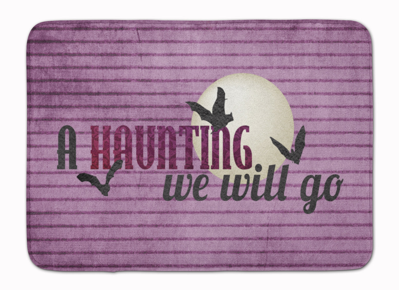 A Haunting we will go Halloween Machine Washable Memory Foam Mat SB3015RUG - the-store.com