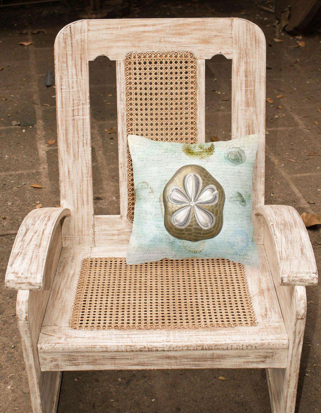 Sand Dollar    Canvas Fabric Decorative Pillow by Caroline's Treasures