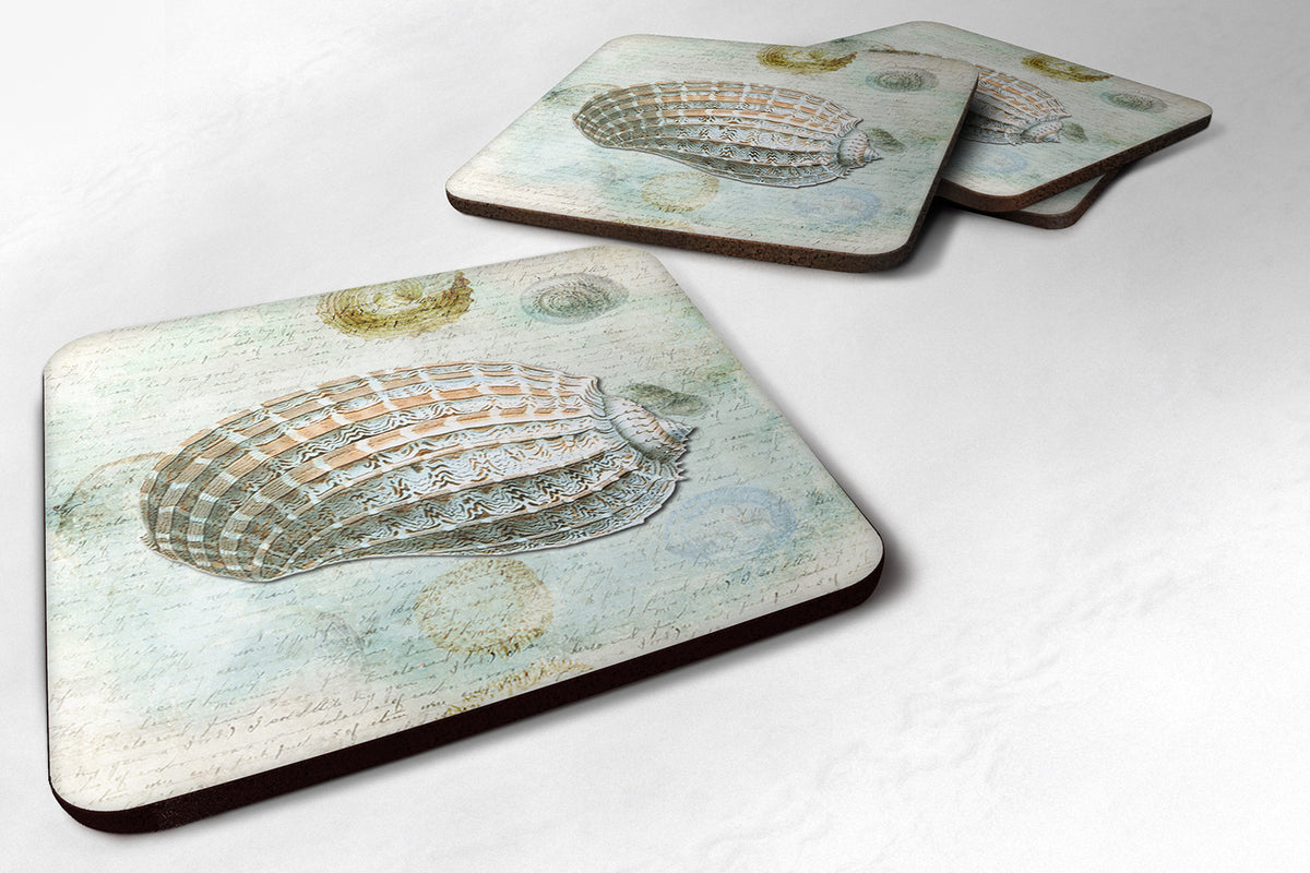 Set of 4 Shells  Foam Coasters - the-store.com