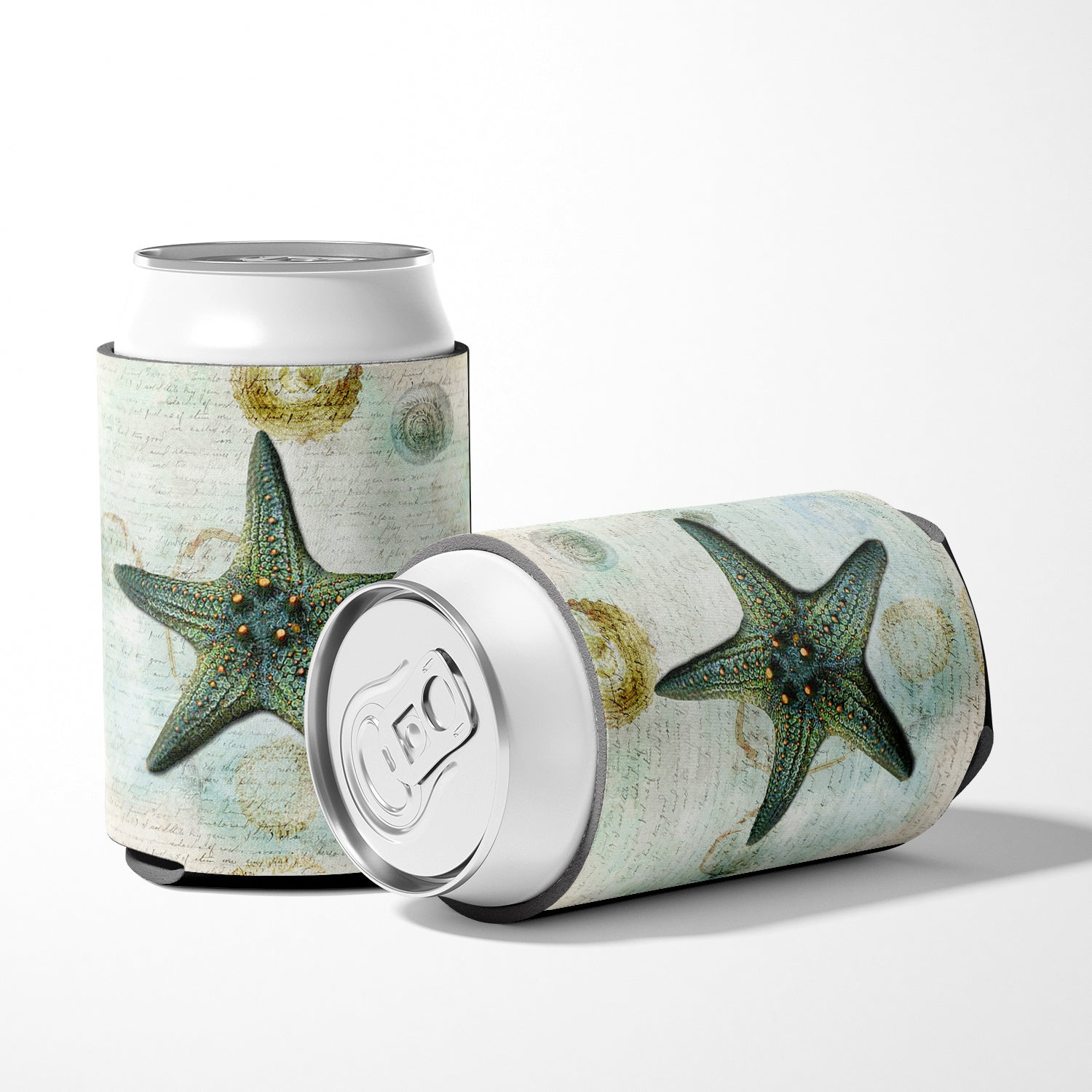 Starfish  Can or Bottle Beverage Insulator Hugger.