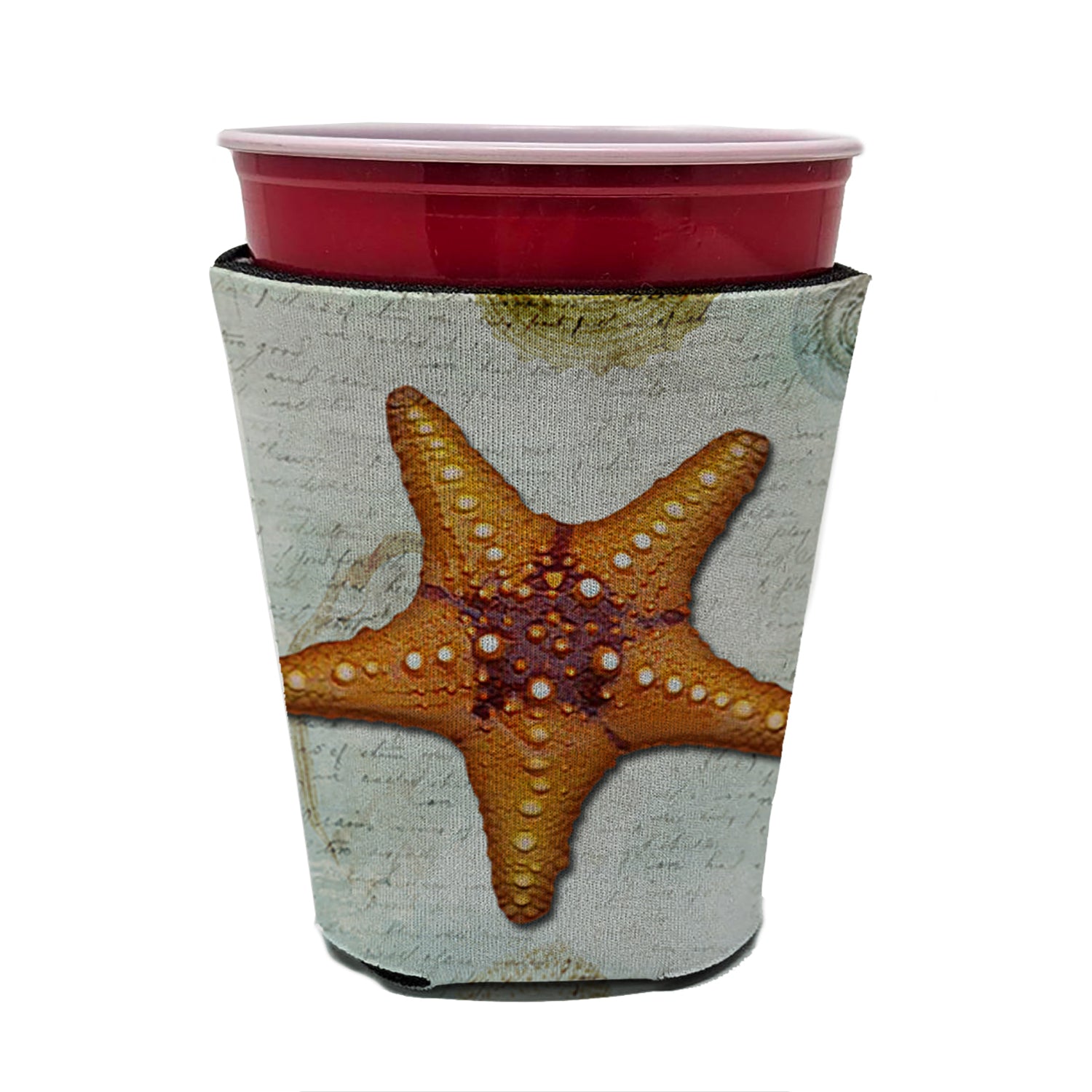 Starfish  Red Cup Beverage Insulator Hugger  the-store.com.