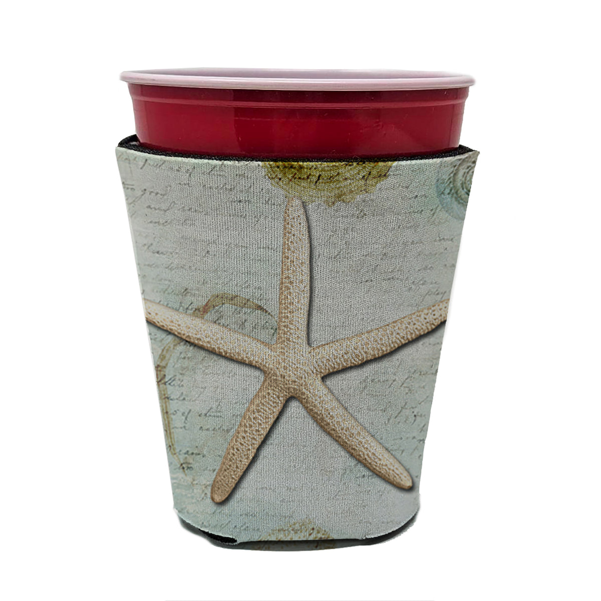 Starfish  Red Cup Beverage Insulator Hugger  the-store.com.