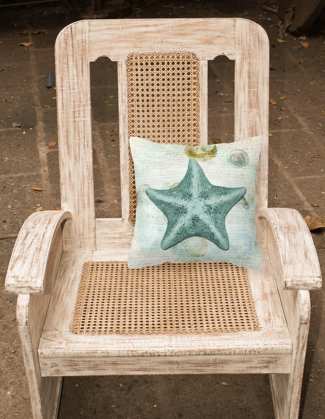 Starfish    Canvas Fabric Decorative Pillow by Caroline's Treasures