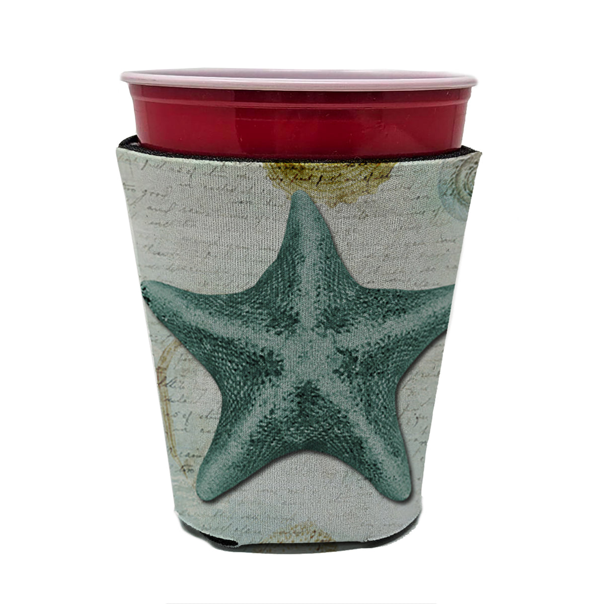 Starfish  Red Cup Beverage Insulator Hugger  the-store.com.