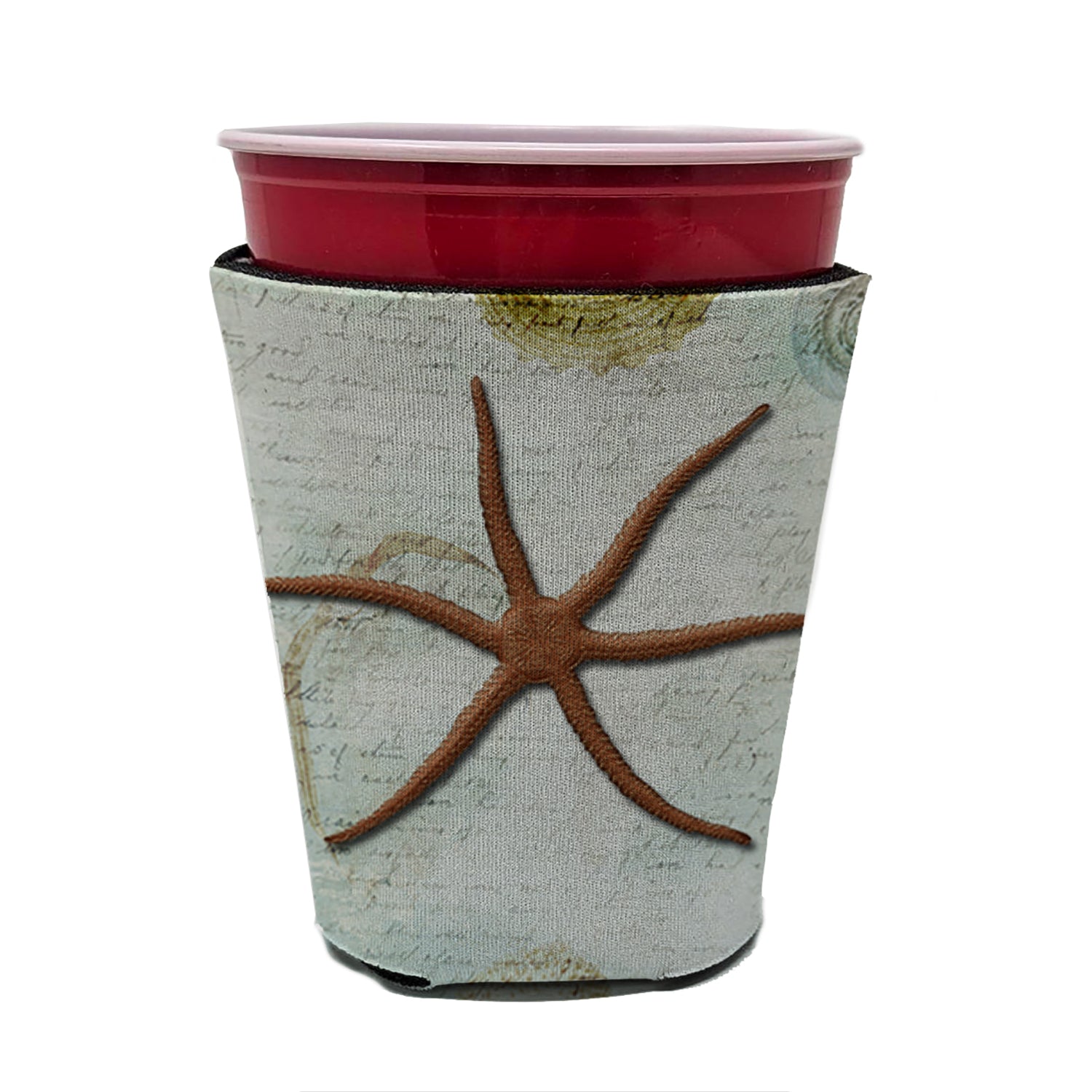 Starfish  Red Cup Beverage Insulator Hugger  the-store.com.