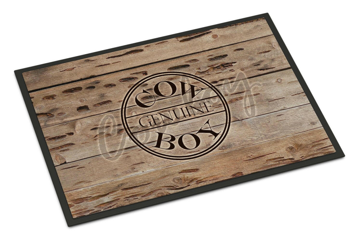 Genuine Cow Boy Branded Indoor or Outdoor Mat 24x36 SB3057JMAT - the-store.com