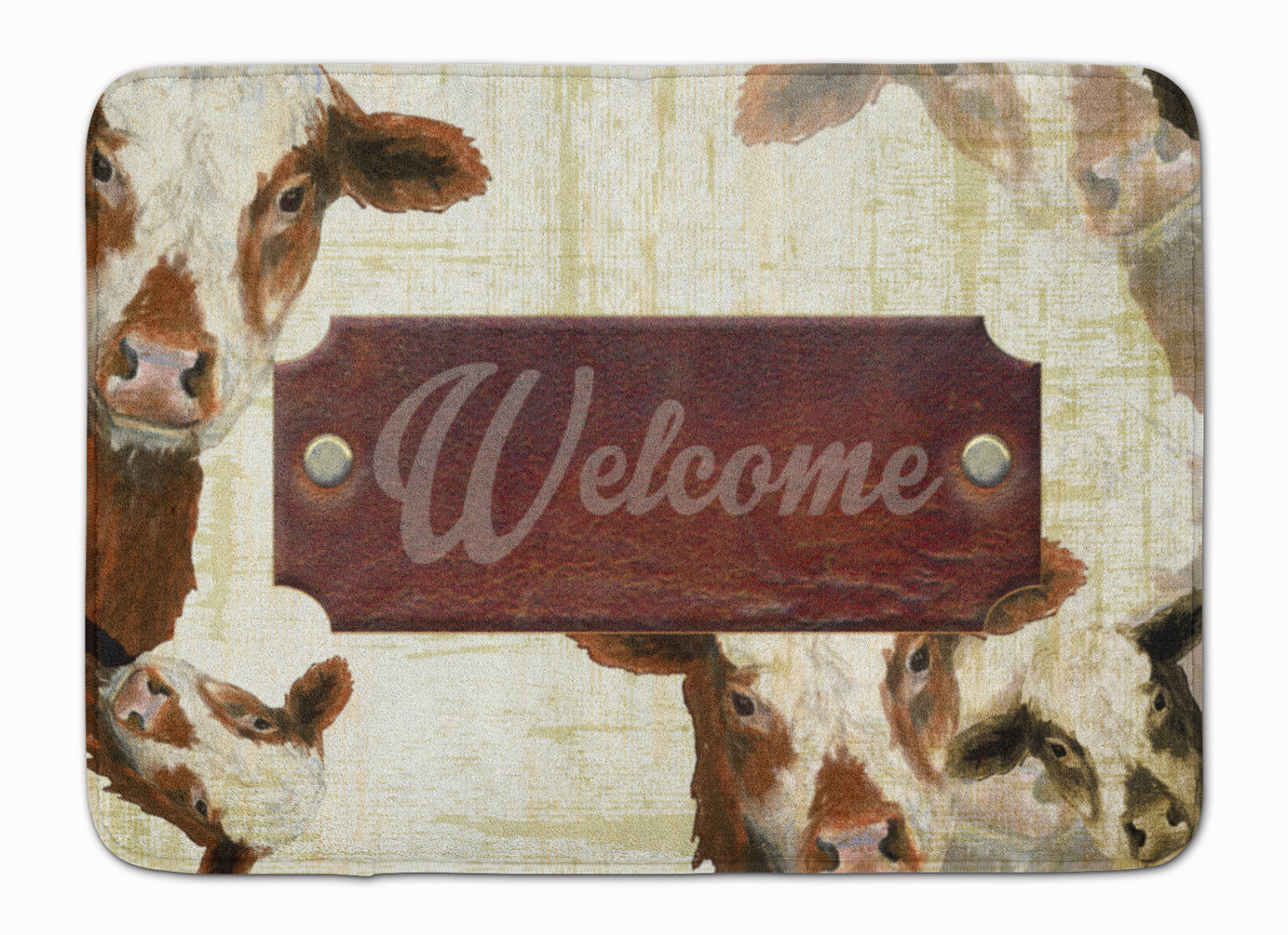 Welcome cow Machine Washable Memory Foam Mat SB3065RUG - the-store.com