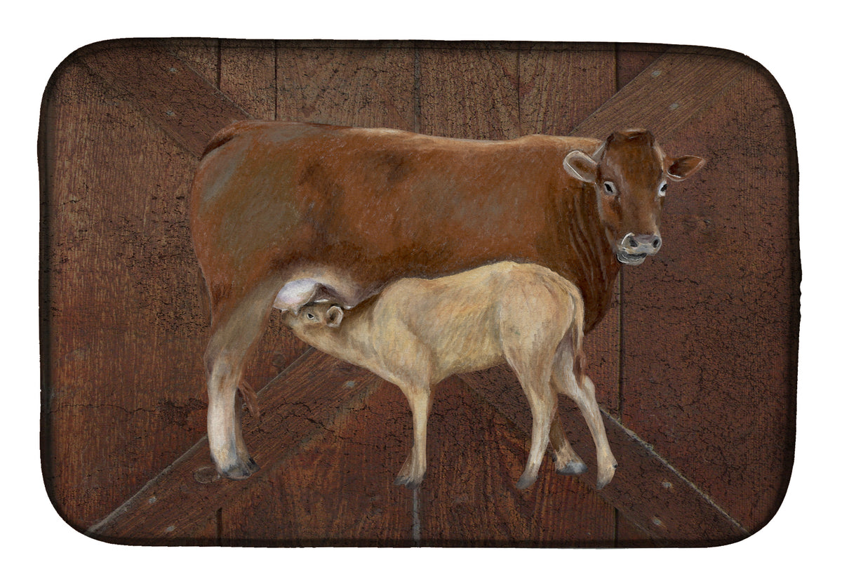 Cow Momma and Baby Dish Drying Mat SB3074DDM  the-store.com.