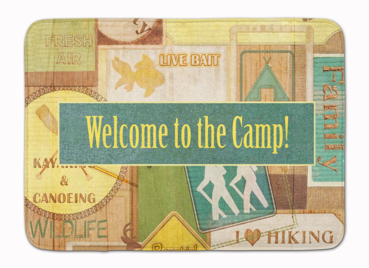 Welcome to the Camp Machine Washable Memory Foam Mat SB3080RUG - the-store.com