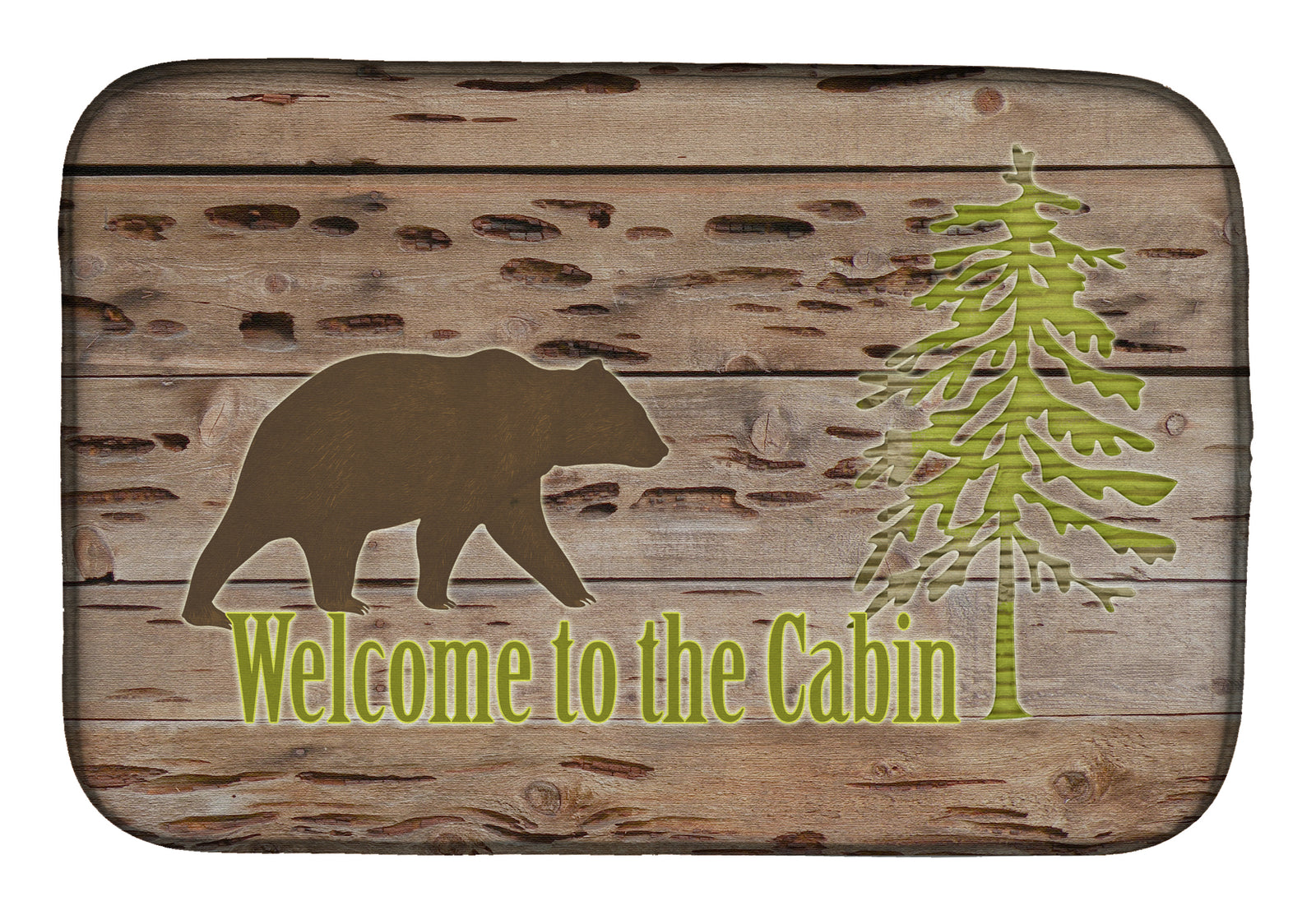 Welcome to the Cabin Dish Drying Mat SB3081DDM  the-store.com.