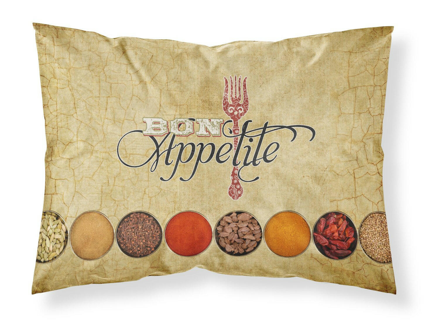Bon Appetite and Spices Moisture wicking Fabric standard pillowcase SB3089PILLOWCASE by Caroline's Treasures