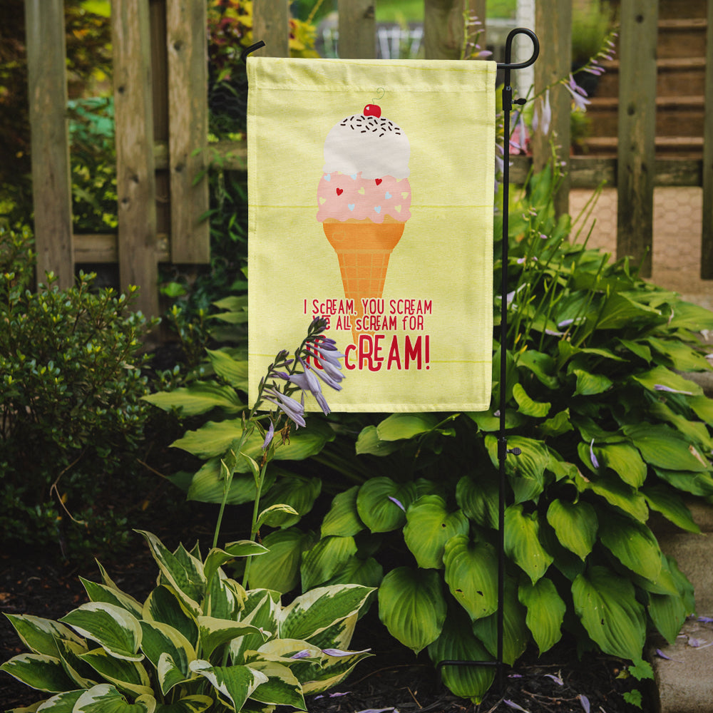 I scream you scream we all scream for ice cream Flag Garden Size SB3106GF  the-store.com.