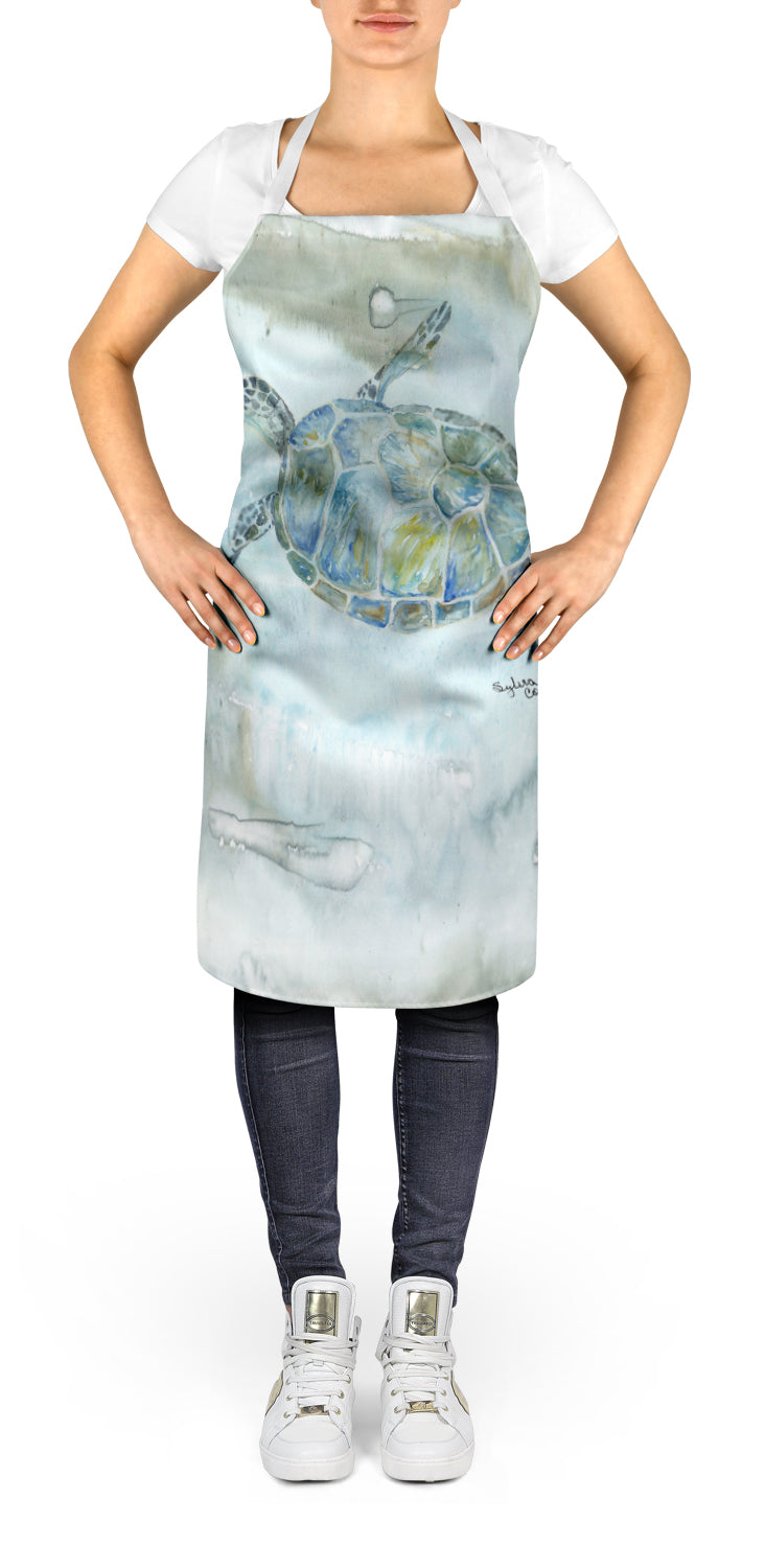 Sea Turtle Watercolor Apron SC2006APRON  the-store.com.