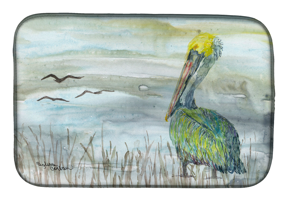 Pelican Watercolor Dish Drying Mat SC2008DDM  the-store.com.