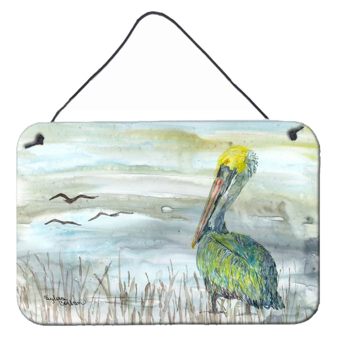 Pelican Watercolor Wall or Door Hanging Prints SC2008DS812 by Caroline&#39;s Treasures