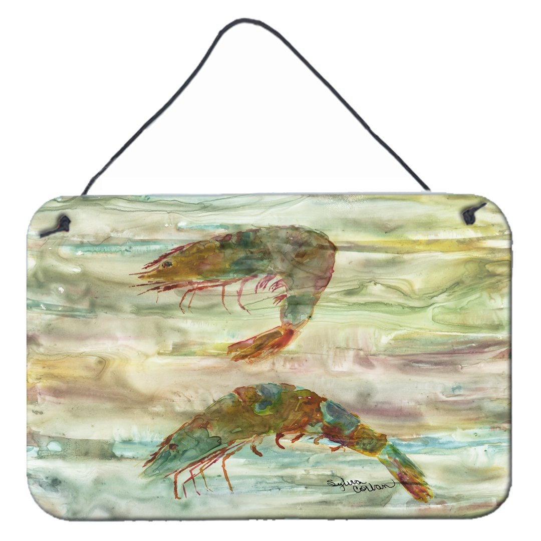 Shrimp Sunset Wall or Door Hanging Prints SC2014DS812 by Caroline's Treasures