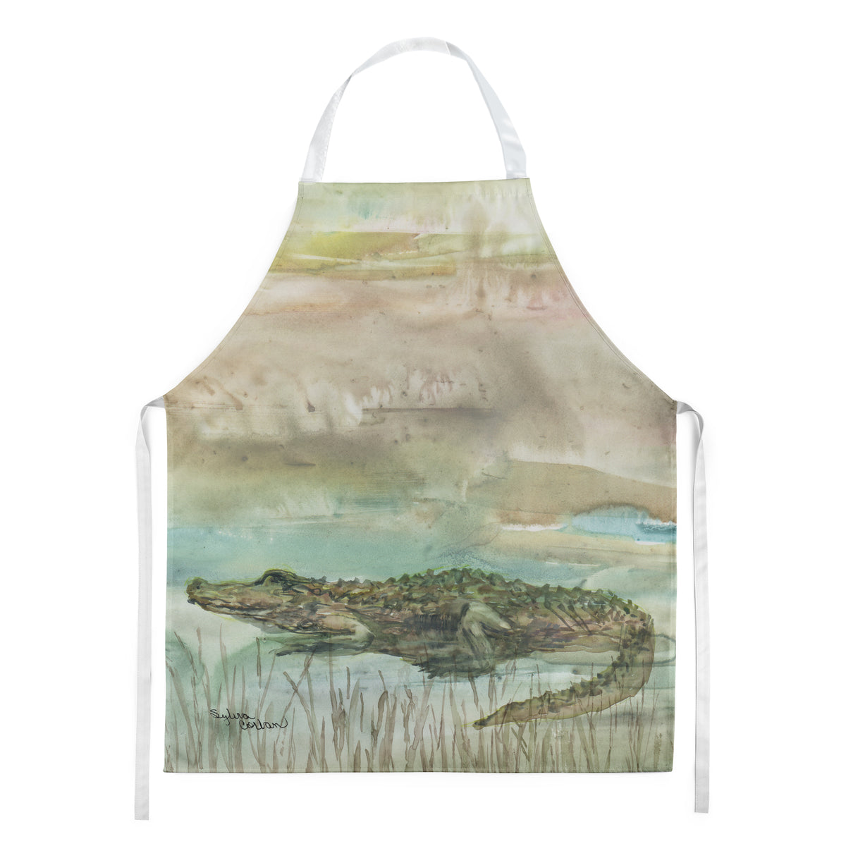 Alligator Sunset Apron SC2016APRON  the-store.com.