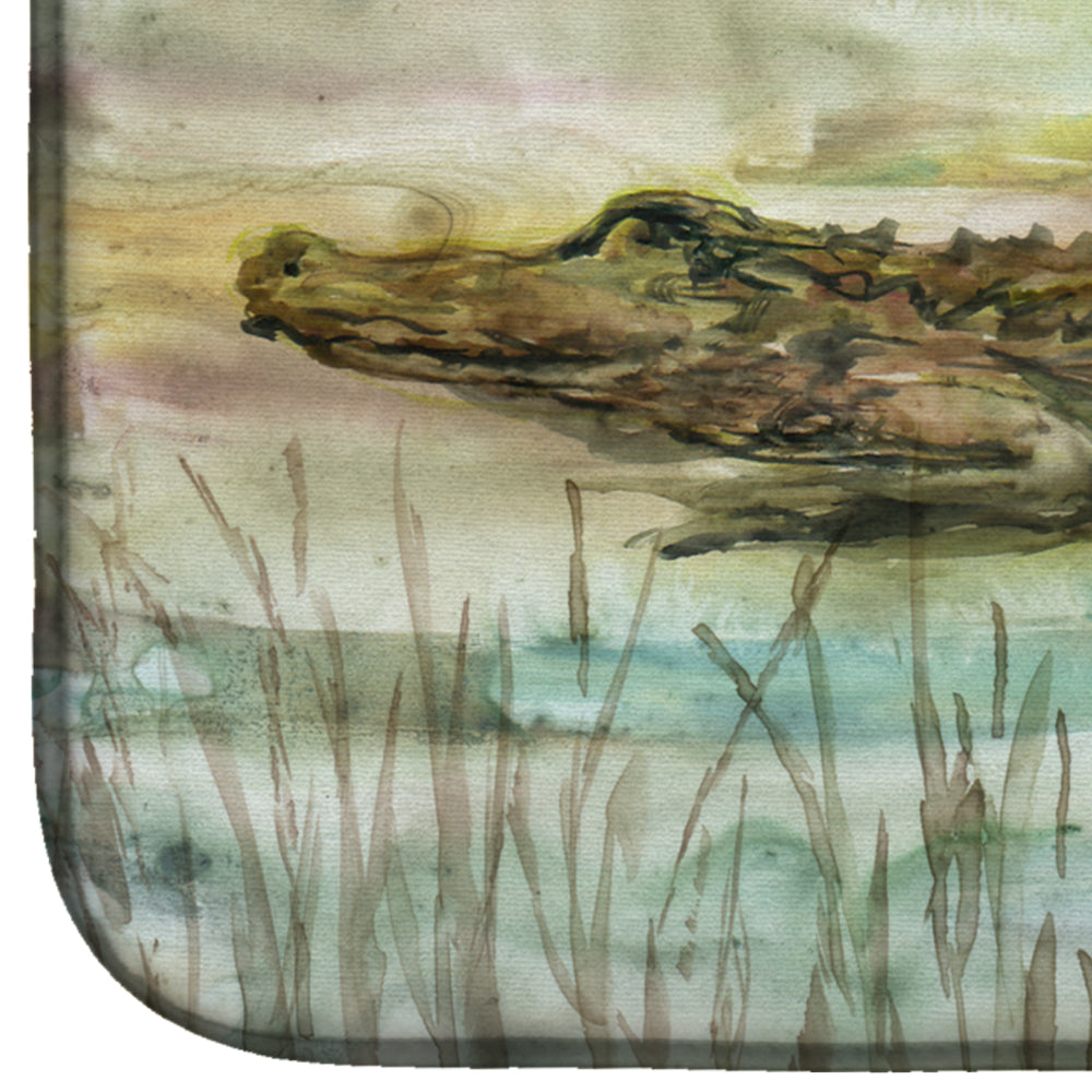 Alligator Sunset Dish Drying Mat SC2016DDM  the-store.com.