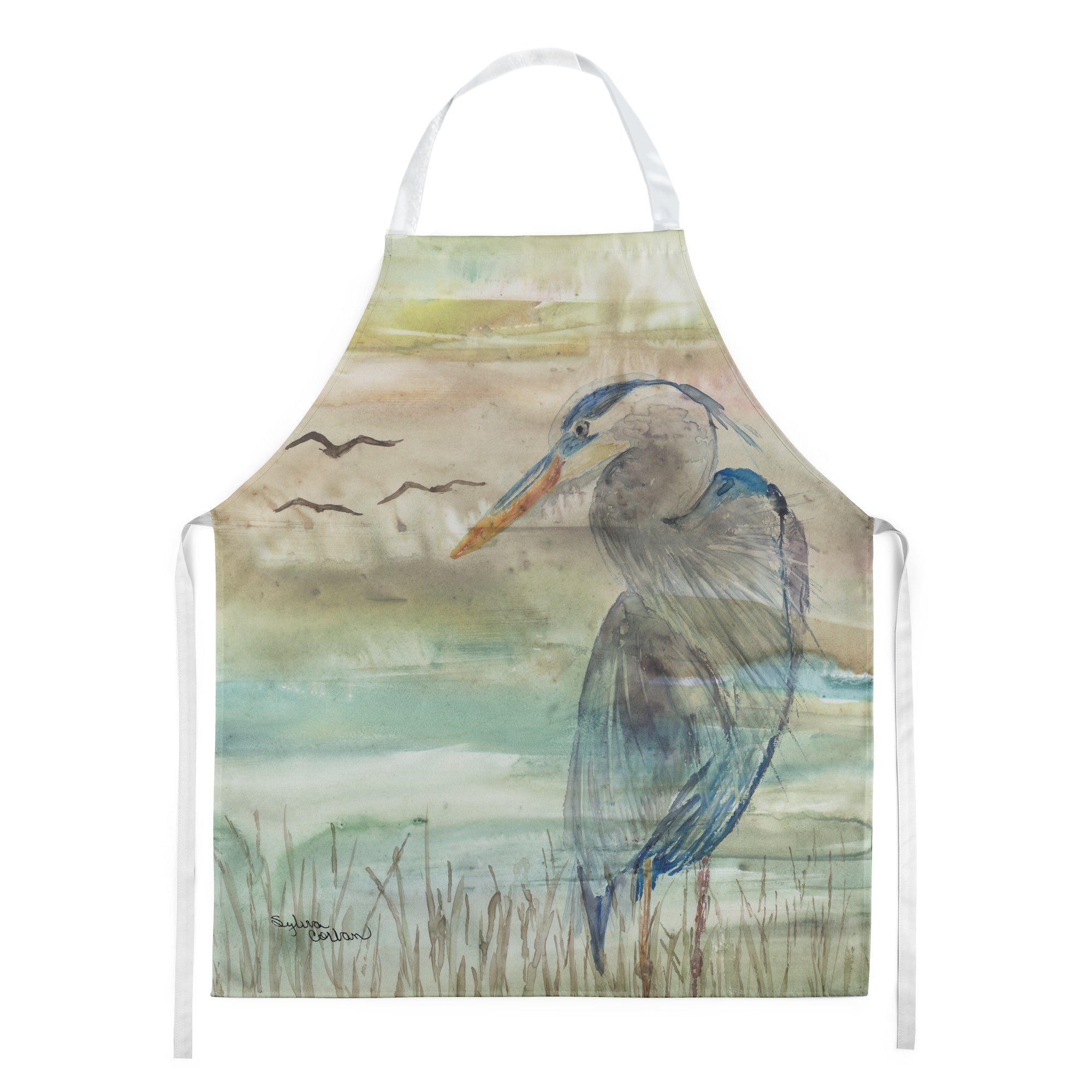 Blue Heron Sunset Apron SC2019APRON  the-store.com.