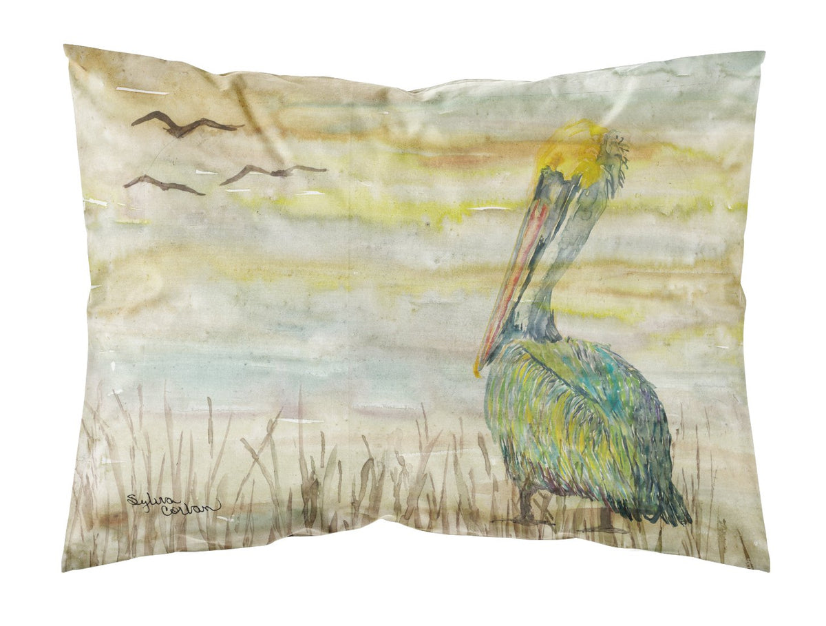 Pelican Yellow Sky Fabric Standard Pillowcase SC2024PILLOWCASE by Caroline&#39;s Treasures