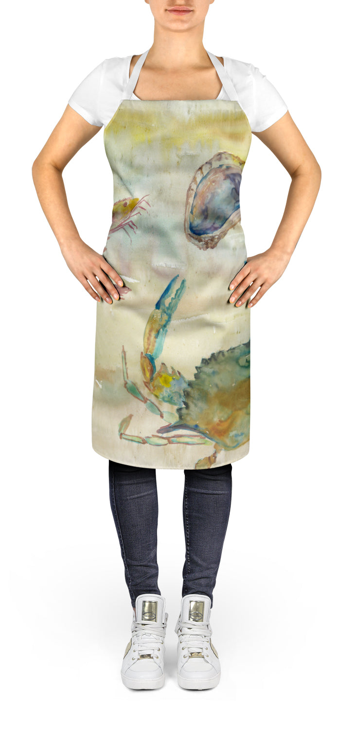 Crab, Shrimp, Oyster Yellow Sky Apron SC2026APRON  the-store.com.