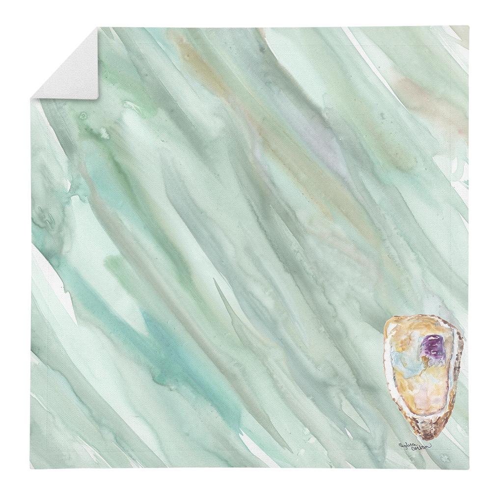 Oyster on Sage Green Napkin SC2062NAP by Caroline's Treasures