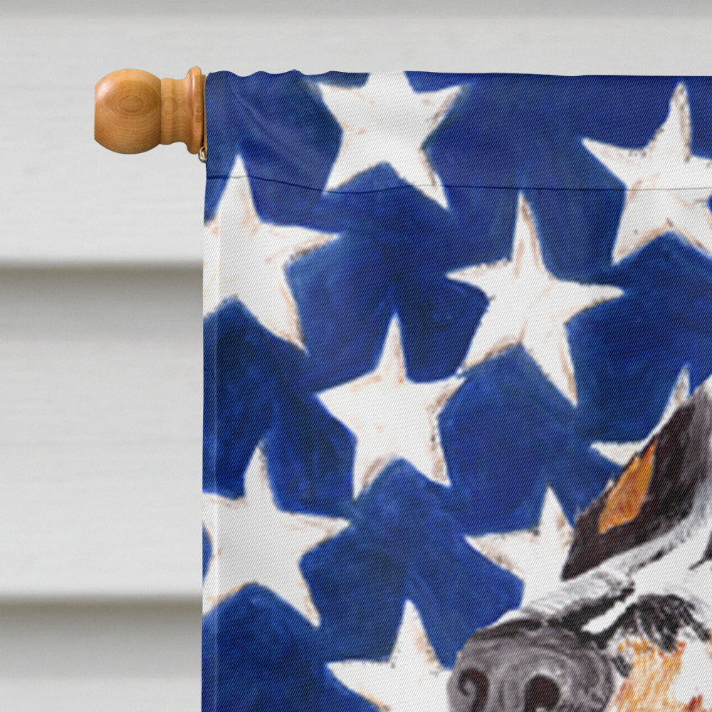 USA American Flag with Springer Spaniel Flag Canvas House Size  the-store.com.