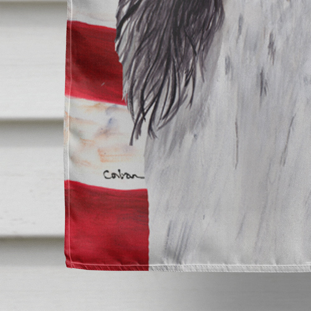 USA American Flag with Springer Spaniel Flag Canvas House Size  the-store.com.