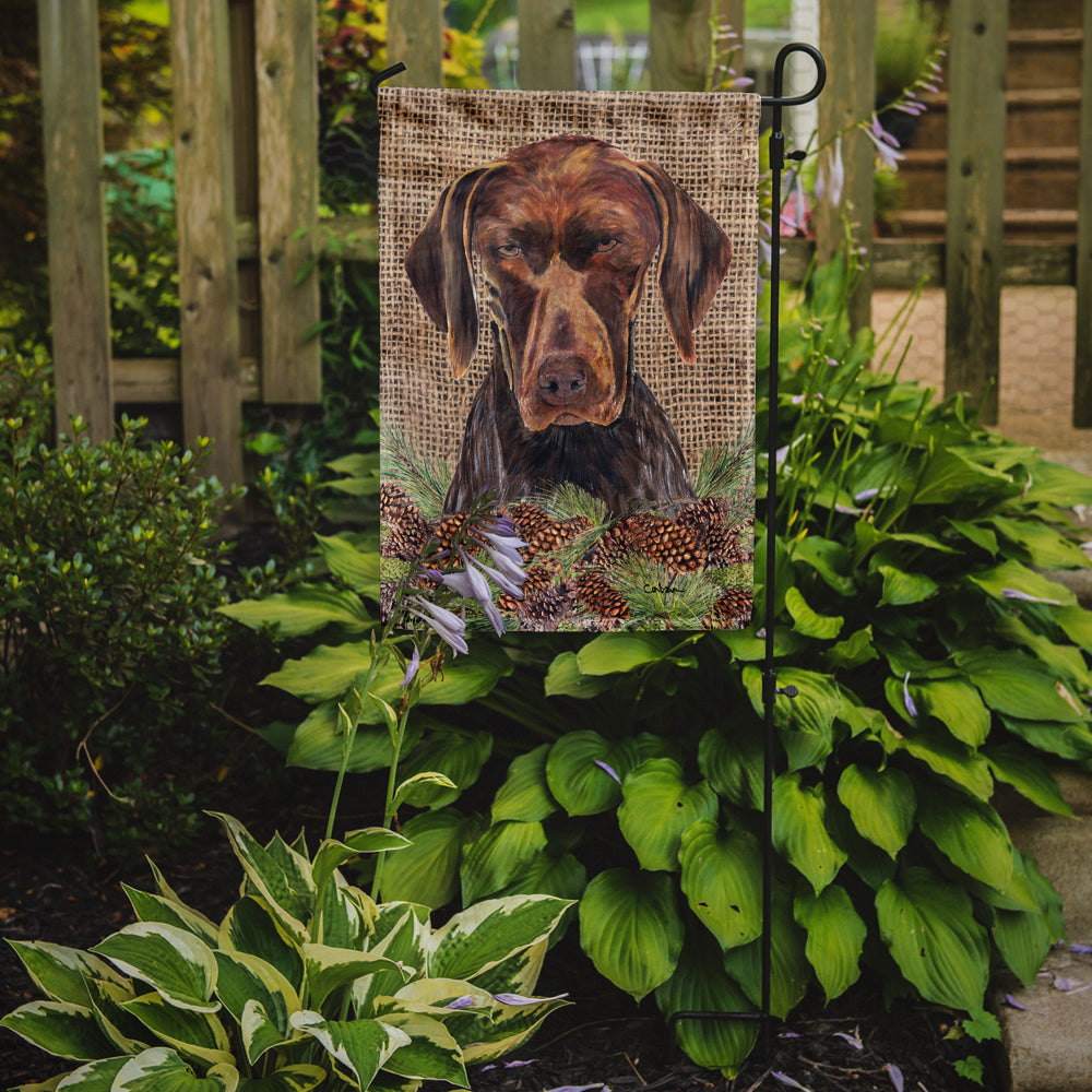 German Shorthaired Pointer Flag Garden Size.