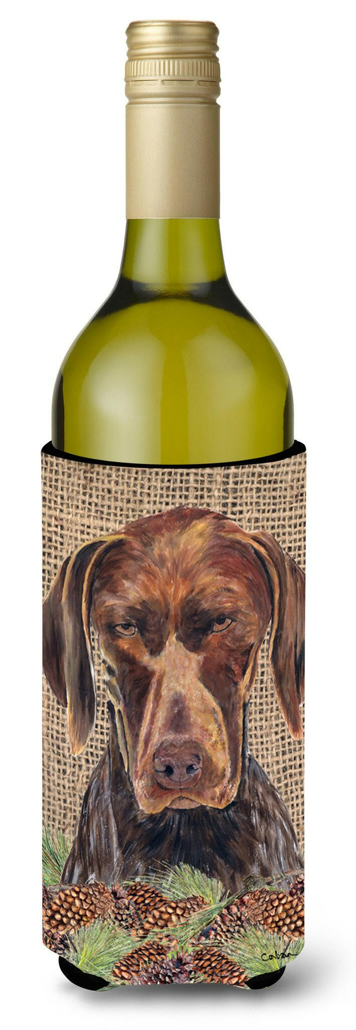 German Shorthaired Pointer Wine Bottle Beverage Insulator Beverage Insulator Hugger by Caroline's Treasures