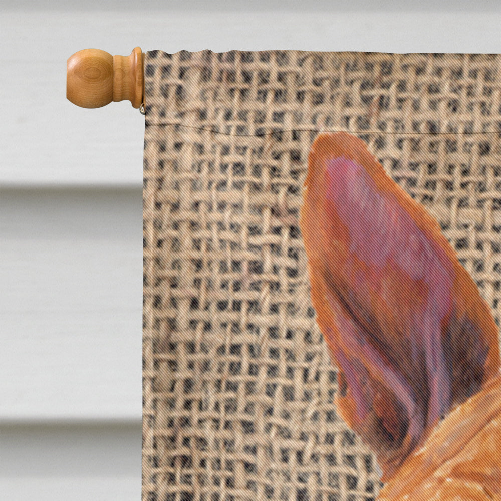 Basenji Flag Canvas House Size  the-store.com.