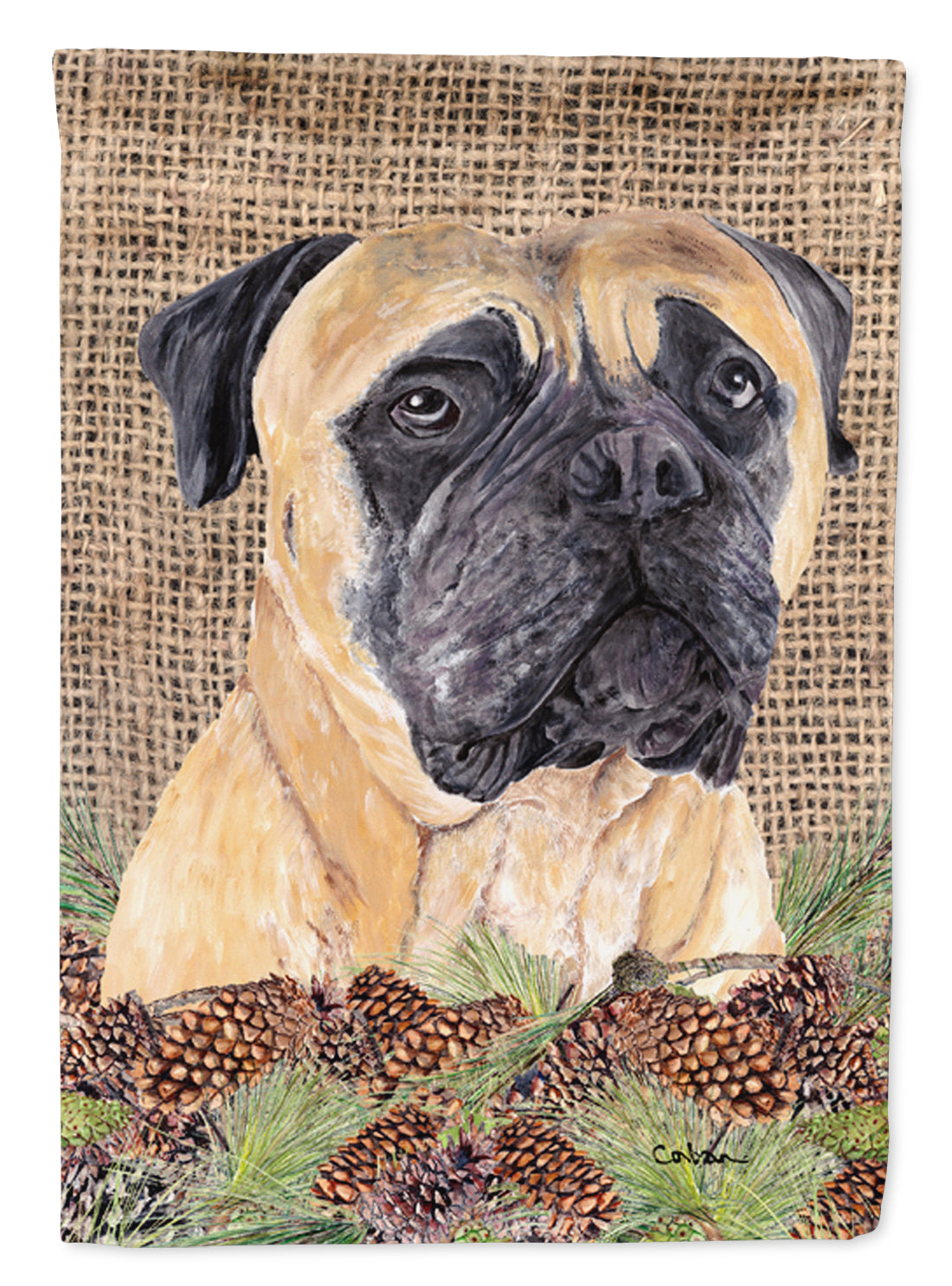 Mastiff Flag Canvas House Size  the-store.com.