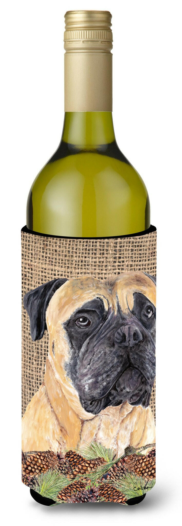 Mastiff Wine Bottle Beverage Insulator Beverage Insulator Hugger by Caroline's Treasures