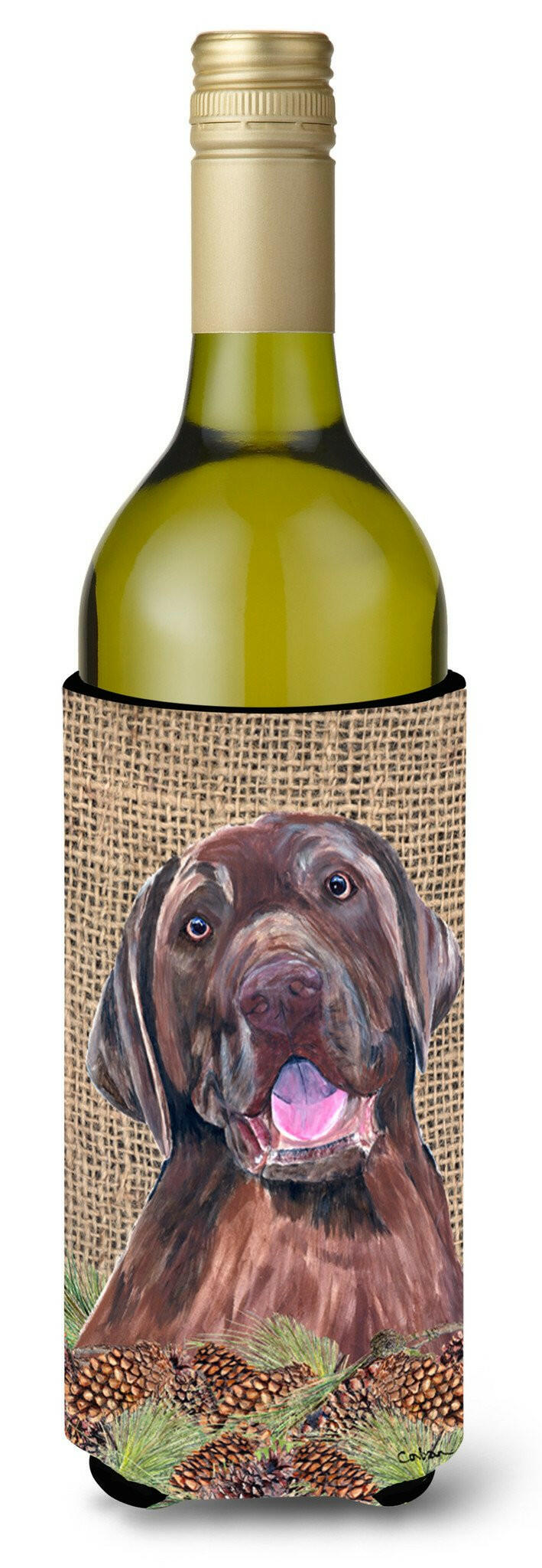 Labrador Wine Bottle Beverage Insulator Beverage Insulator Hugger by Caroline&#39;s Treasures