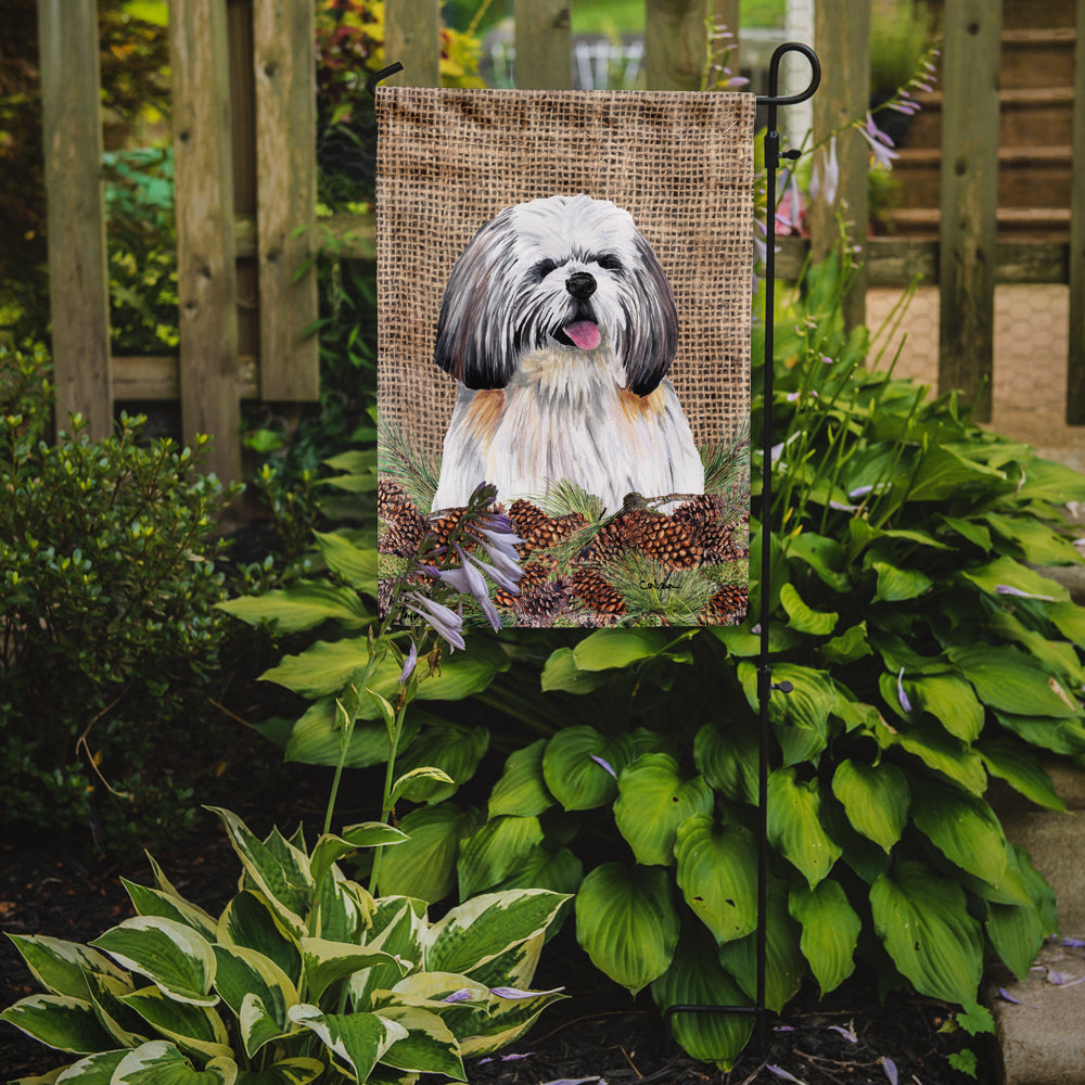 Shih Tzu Flag Garden Size.