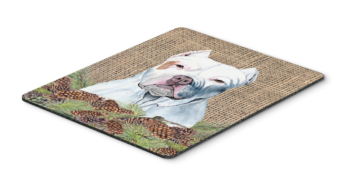 Pit Bull Mouse Pad, Hot Pad or Trivet by Caroline&#39;s Treasures