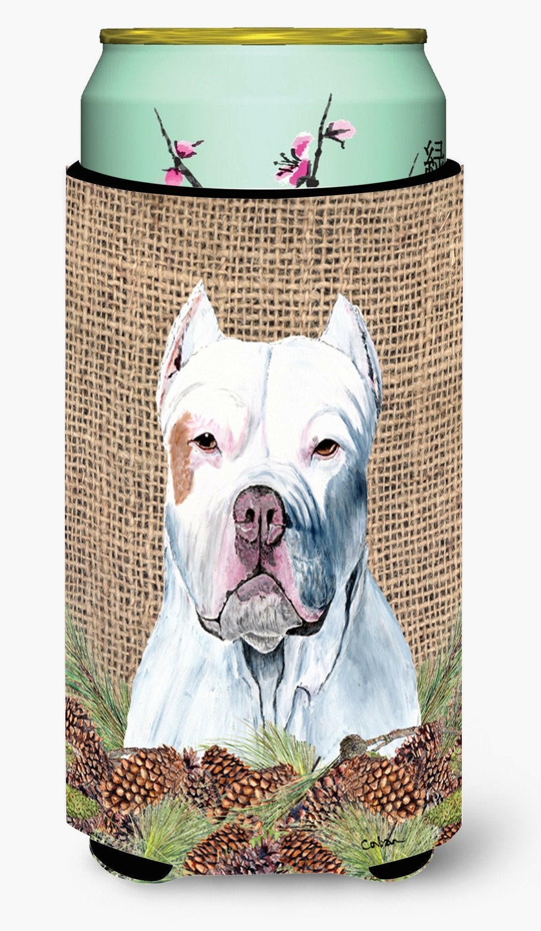 Pit Bull  Tall Boy Beverage Insulator Beverage Insulator Hugger by Caroline's Treasures