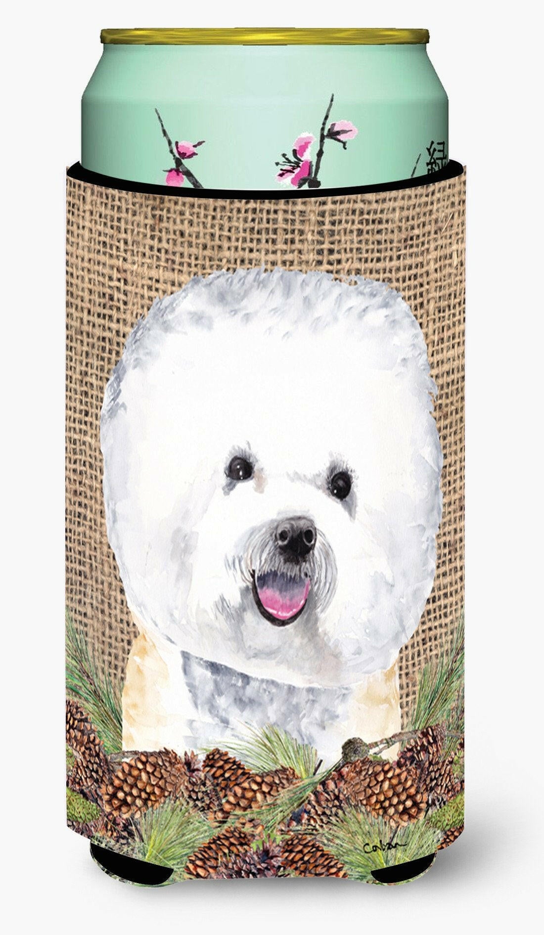 Bichon Frise  Tall Boy Beverage Insulator Beverage Insulator Hugger by Caroline's Treasures