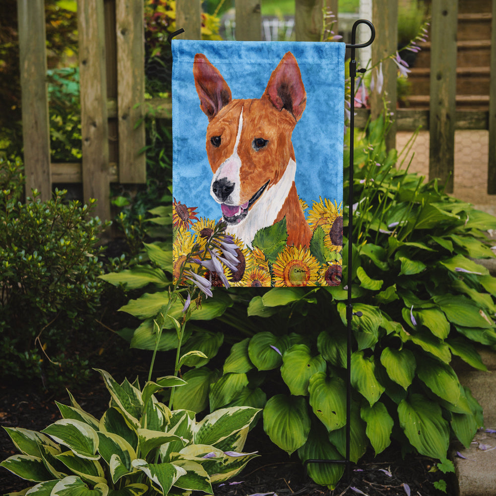 Basenji Flag Garden Size.